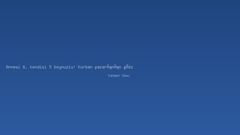 Annesi 6, kendisi 5 boynuzlu! Kurban pazarının gözdesi kuzunun fiyatı dudak uçuklattı